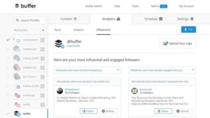 buffer social media marketing tool dashboard